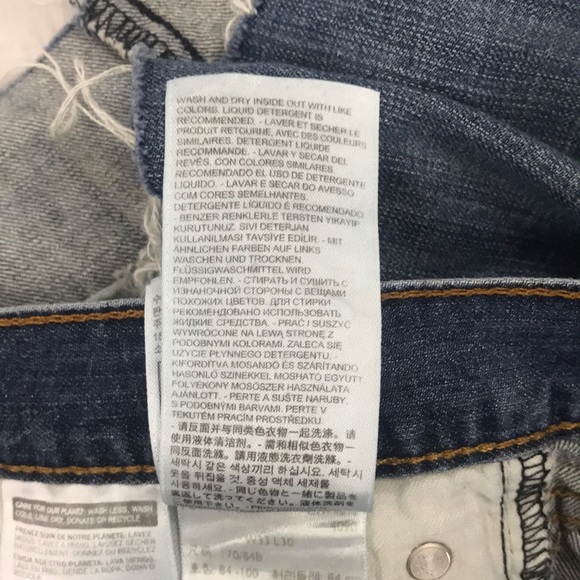 Levi’s 527 red tab jean cutoffs Size 33 - Picture 8 of 8